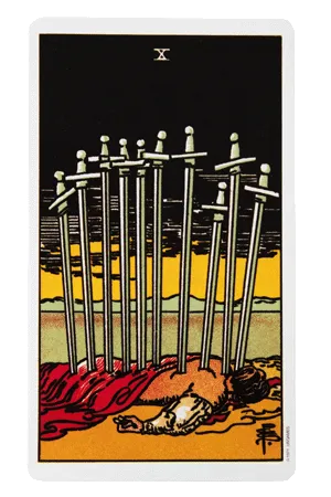 10 of Swords (10 Kiếm)