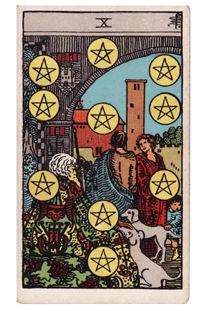 10 of Pentacles (10 Tiền)