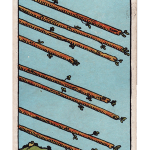 tarot hôm nay Bọ Cạp 8 of Wands (8 Gậy)