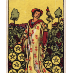 tarot hôm nay Song Ngư (19/02 - 20/03) 9 of Pentacles (9 Tiền)