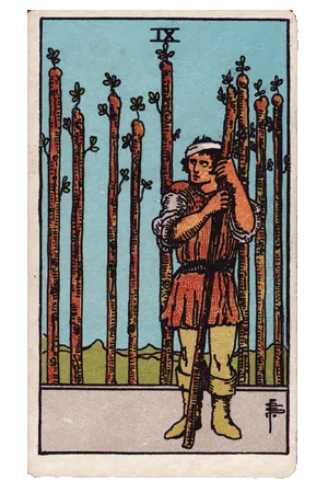 9 of Wands (9 Gậy)