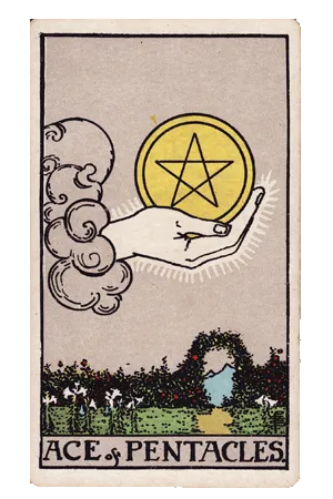 Ace of Pentacles (Ace Tiền)
