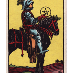 tarot hôm nay Nhân Mã Knight of Pentacles (Knight Tiền)