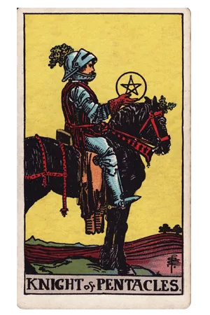 Knight of Pentacles (Knight Tiền)