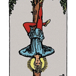 tarot hôm nay Bạch Dương (21/03 - 19/04) The Hanged Man (Người treo ngược)