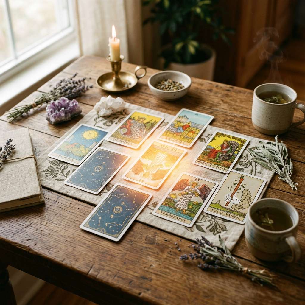 lá bài ngược tarot - Bí ẩn ánh sáng sau những lá bài lật ngược