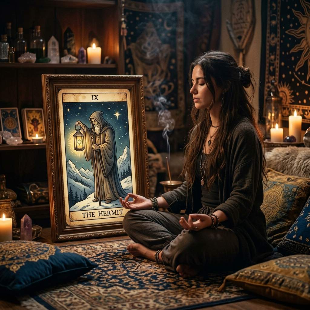 Năng lượng chữa lành từ thiền cùng lá bài