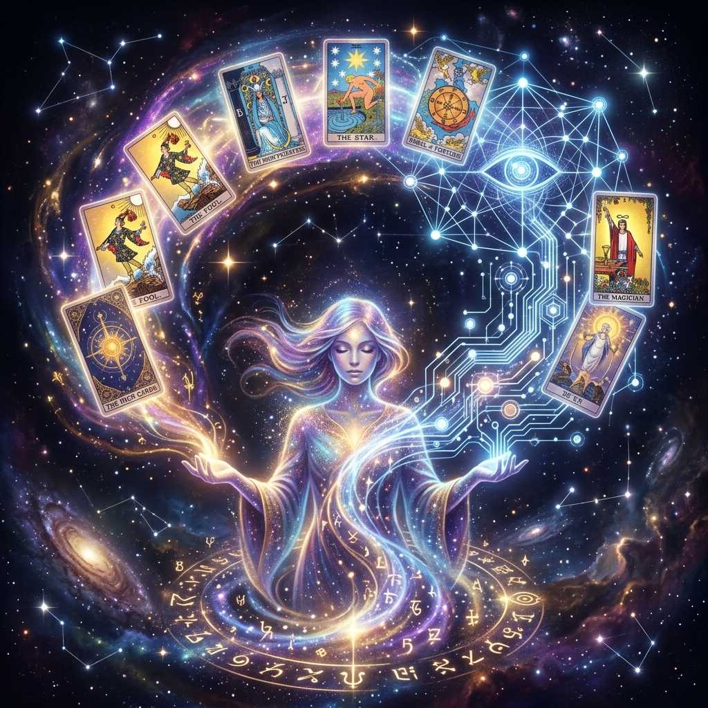 Tarot AI: Kết nối trí tuệ nhân tạo để chữa lành tâm hồn 3 Giải mã tarot ai qua lăng kính tâm linh
