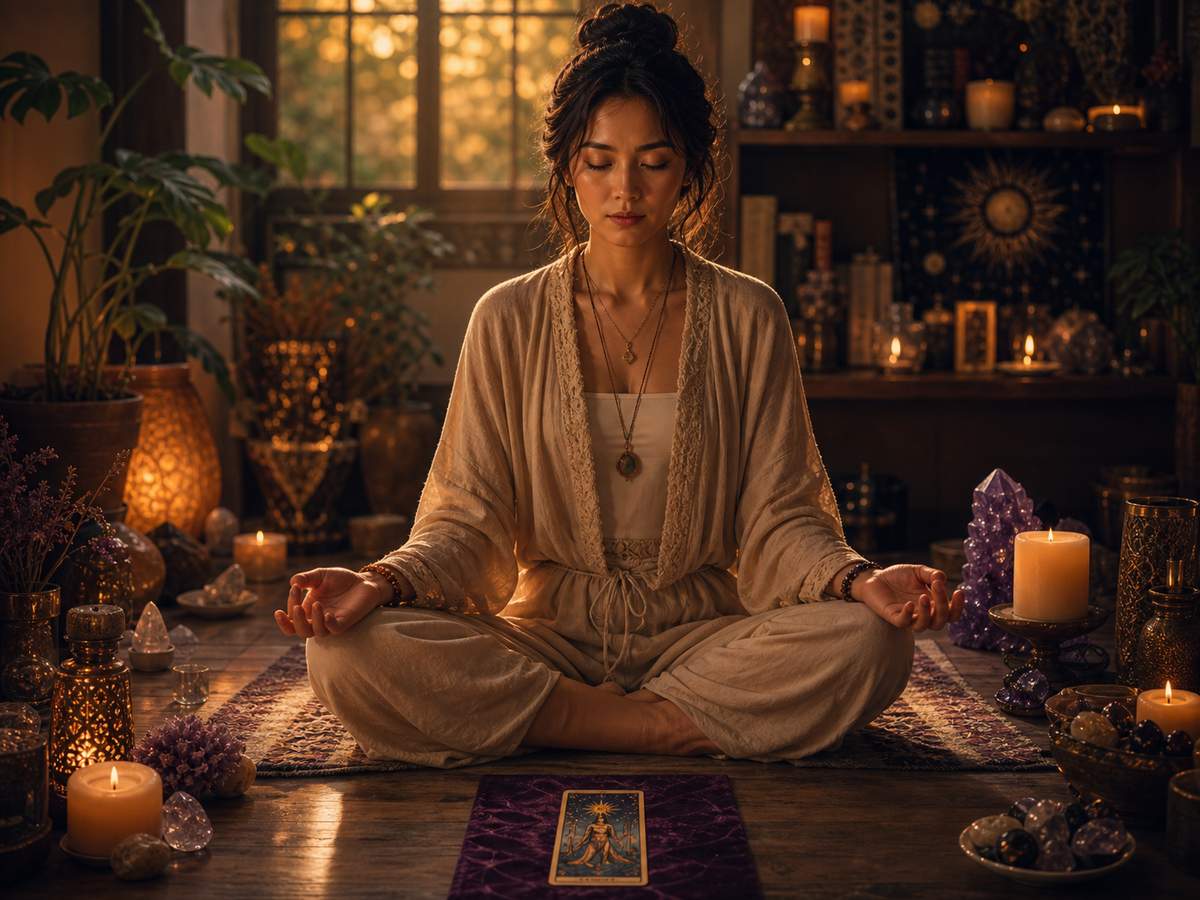 thiền cùng tarot - Hình ảnh minh họa