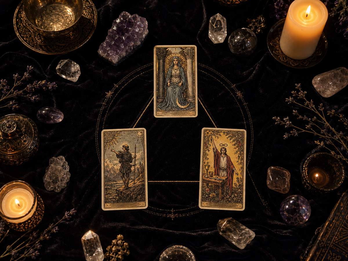 cách trải tarot - Hình ảnh minh họa
