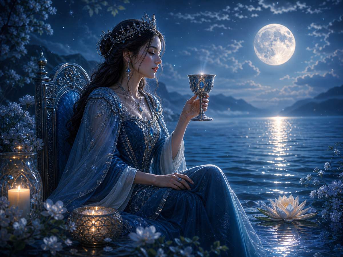 queen of cups - Hình ảnh minh họa
