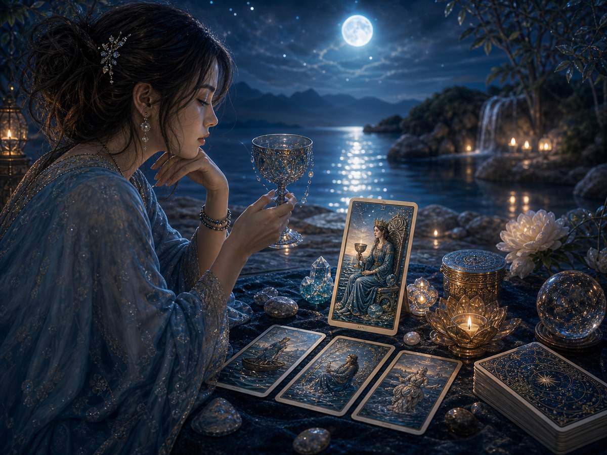 Năng lượng chữa lành từ queen of cups