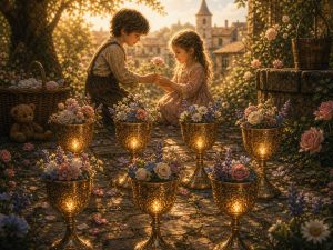 Six of Cups: Chữa lành ký ức cũ của mình